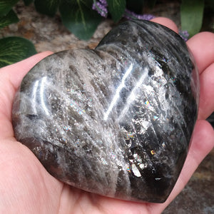 MS-33 Black Moonstone Heart