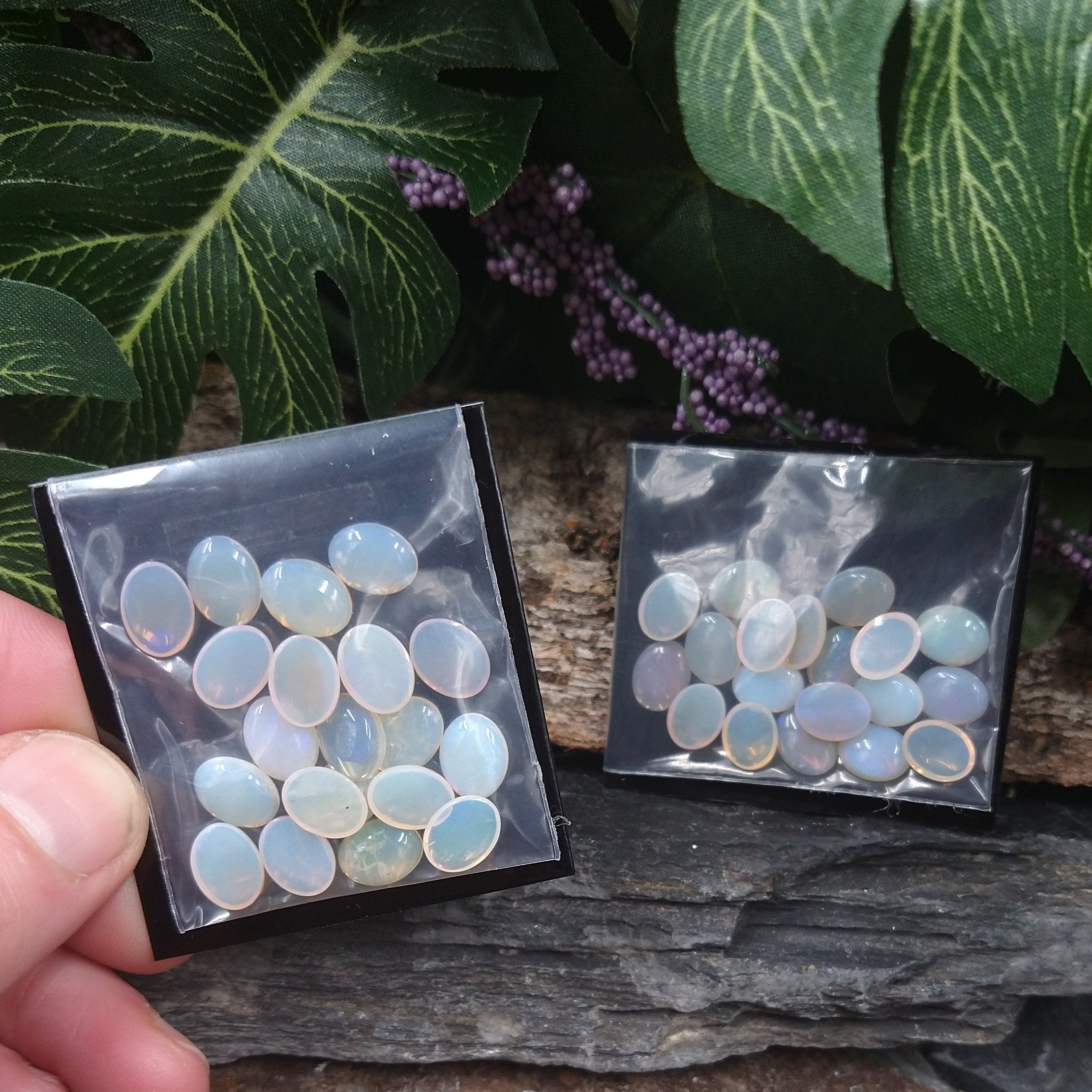 OP-406 Australian Opal Cabochons 4pcs