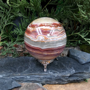 #OX-34 Banded Onyx Sphere
