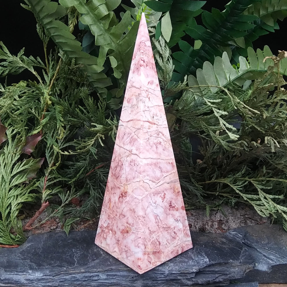 #OX-35 Pink Onyx Pyramid