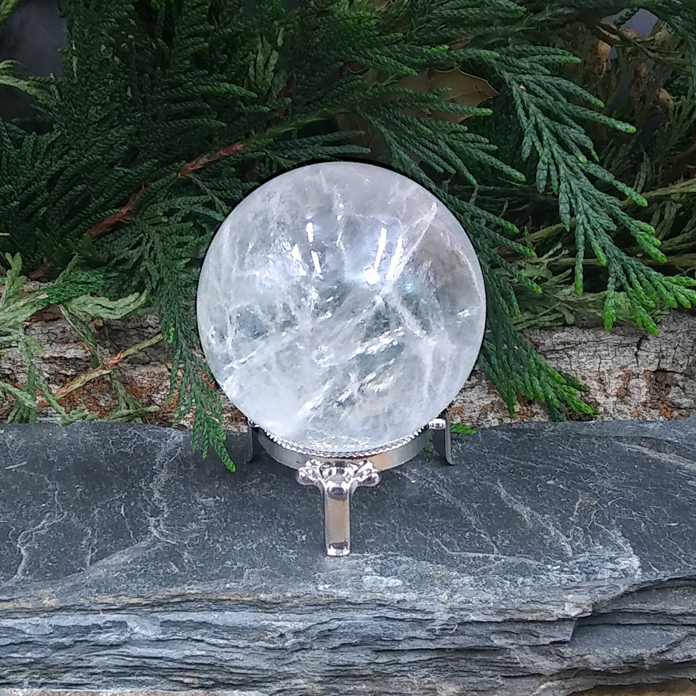 #Q-5022 Quartz Crystal Sphere 2in
