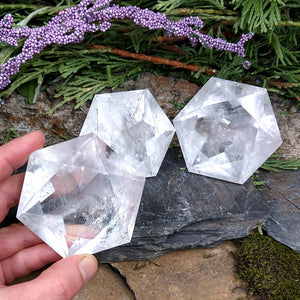 #Q-5038A Faceted Quartz Crystal