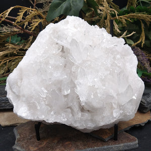 #Q-5070 Quartz Crystal Cluster Specimen