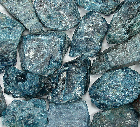 Rough Blue Apatite by the pound