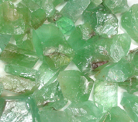 Rough Green Calcite by the pound