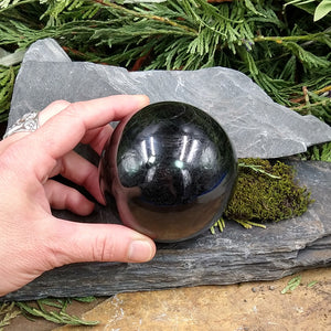#TC-554 Black Tourmaline Sphere
