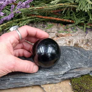 #TC-562 Black Tourmaline Sphere